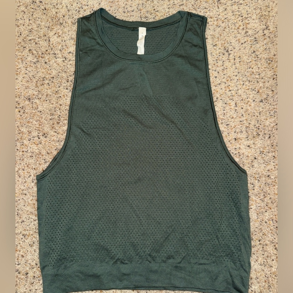Lululemon green training tank
